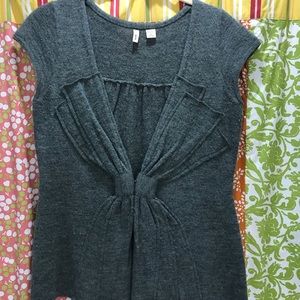 Vintage Wool Short Sleeved Cardigan